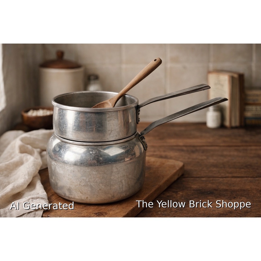 Vintage Wear Ever Aluminum Cookware Nesting Pot Saucepan Set USA